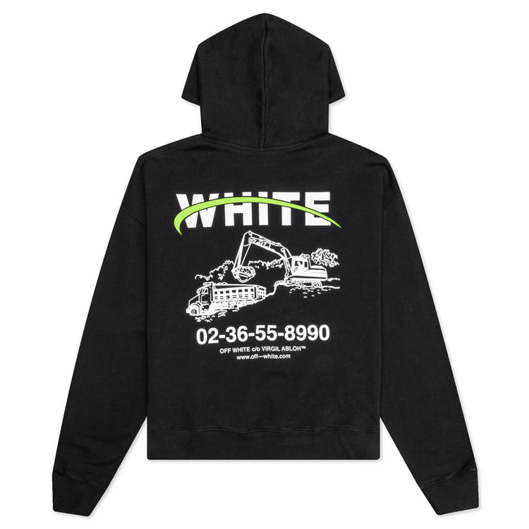 Industrial Over Hoodie - Black/White – Feature display picture 2