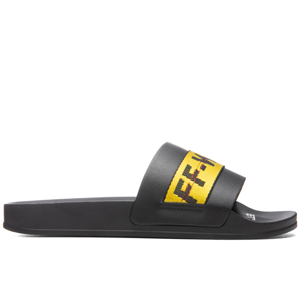 Industrial Pool Slider - Black/Yellow – Feature