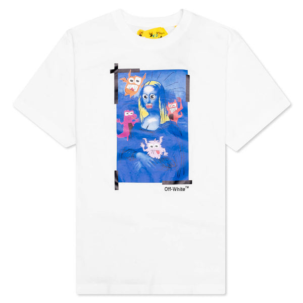 Off-White c/o Virgil Abloh Woman Gaze S/S Slim Tee - White S