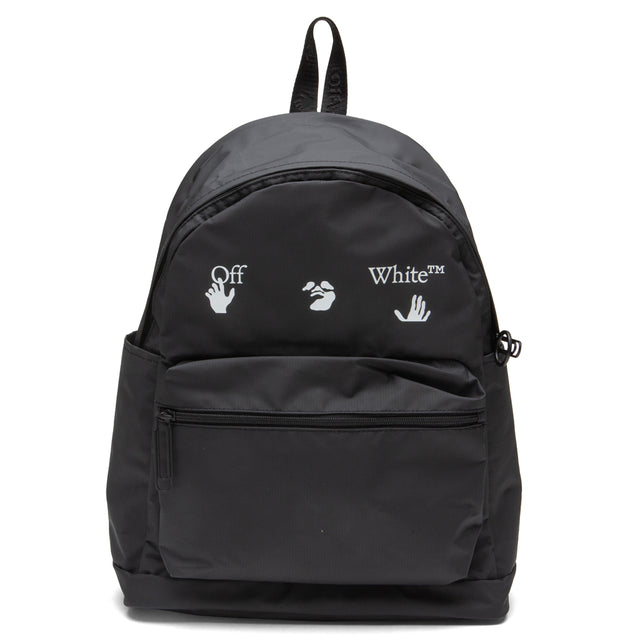 OW Logo PVC Backpack - Black/White – Feature