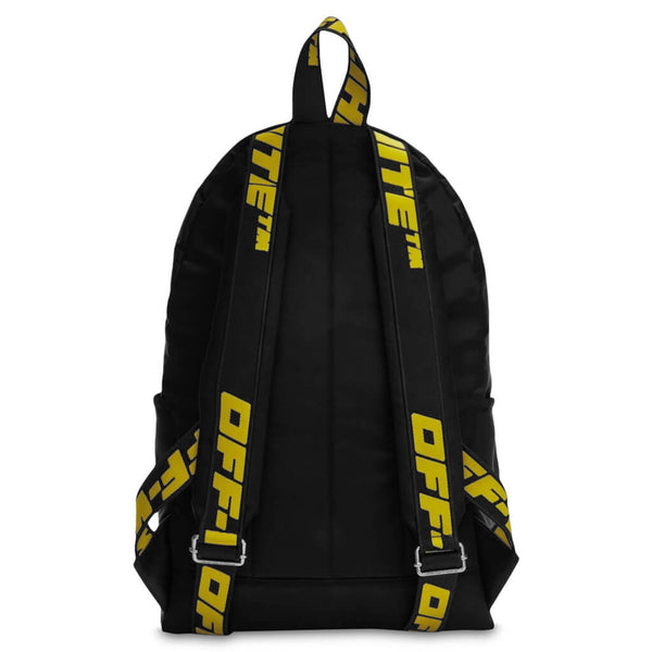 QUOTE NYLON BACKPACK in black