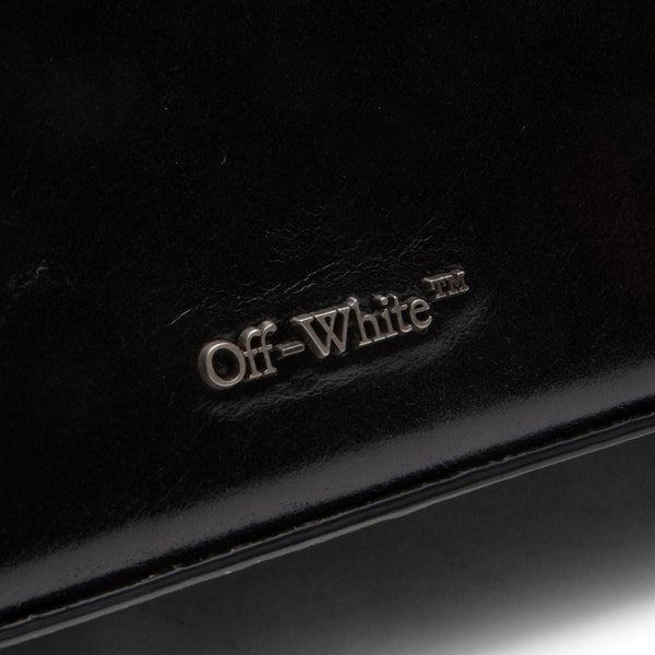 Off-White c/o Virgil Abloh Leather Crossbody Bag in Metallic for Men