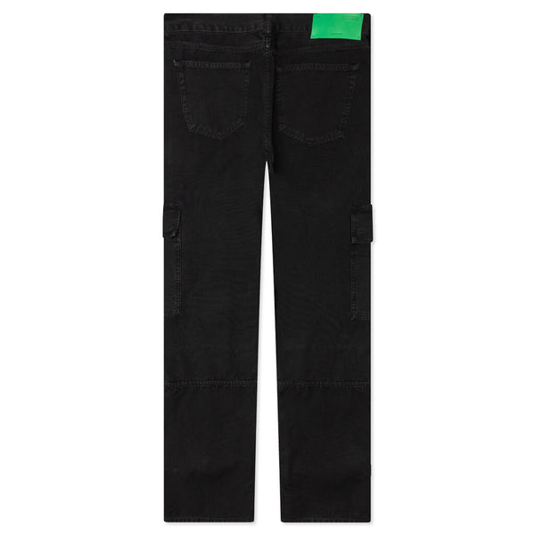 Off-White c/o Virgil Abloh Wide Leg Layered Canvas Pants in Black for Men