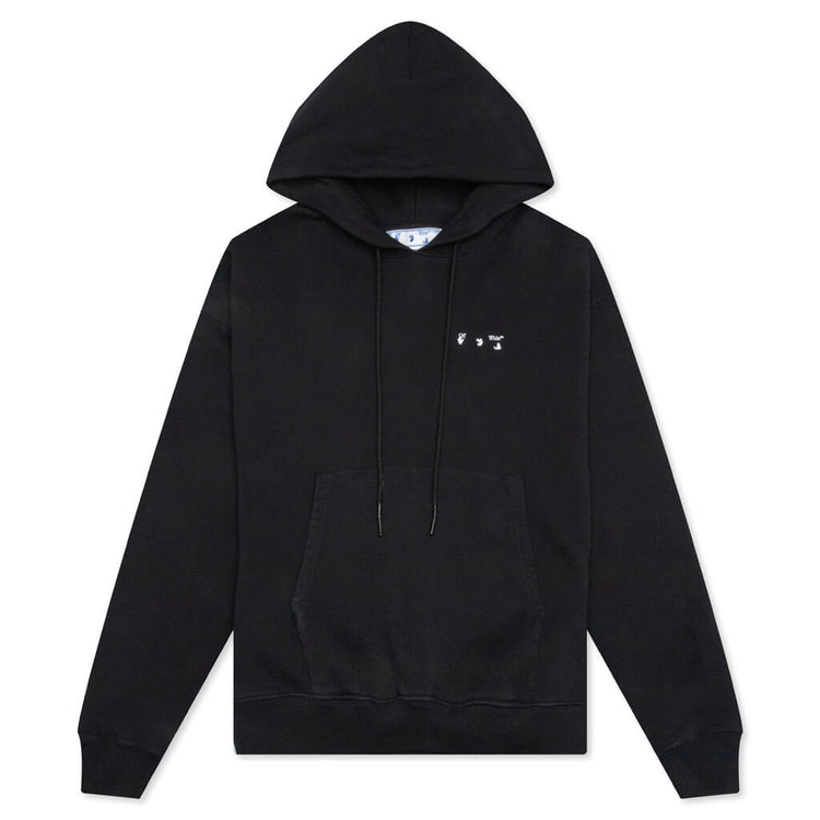 Caravaggio Paint Over Hoodie - Black/White – Feature