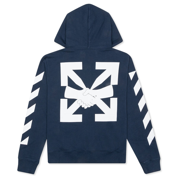 Off-White Arrows-motif tie-dye hoodie - Neutrals