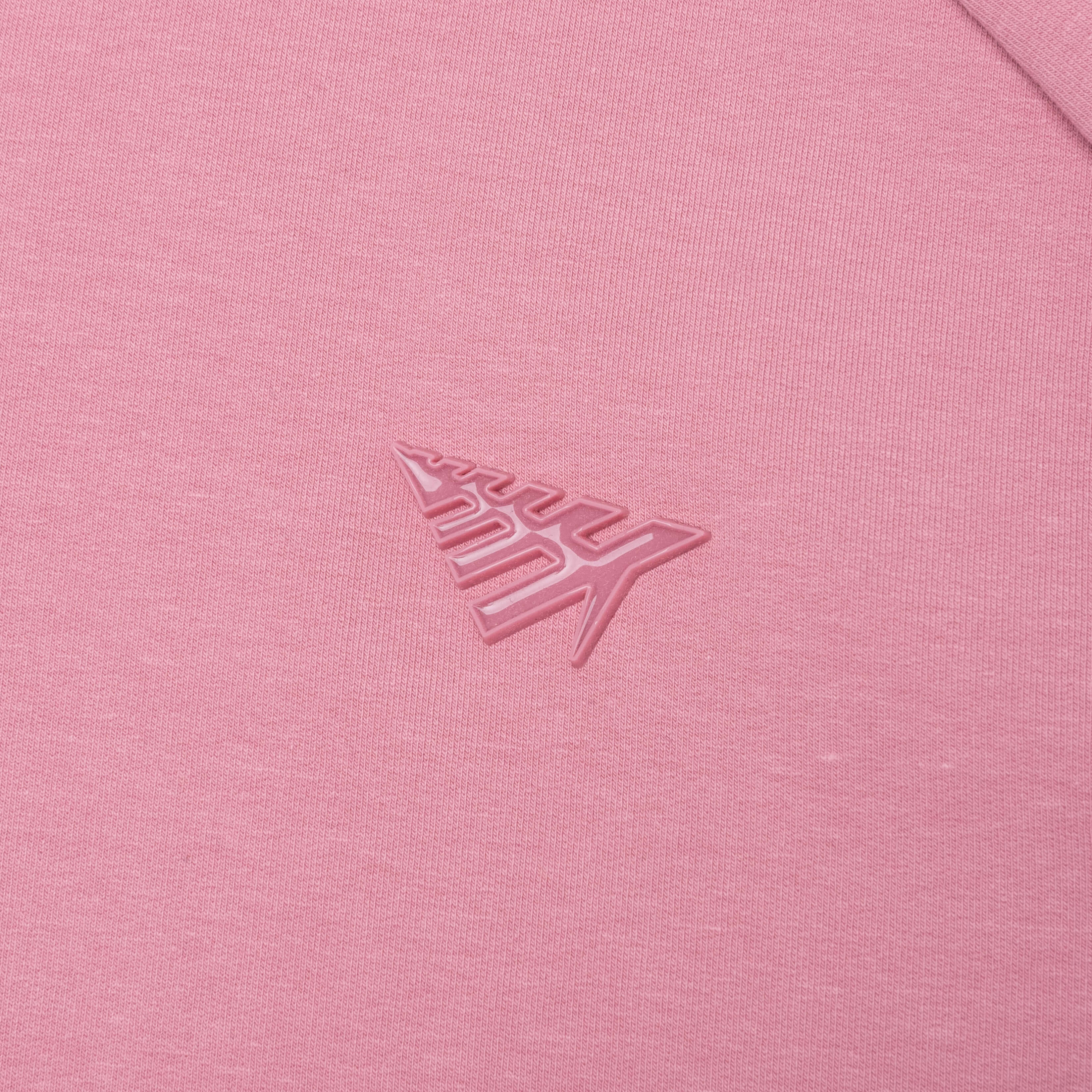 Crosswalk Textured Hoodie in Rose