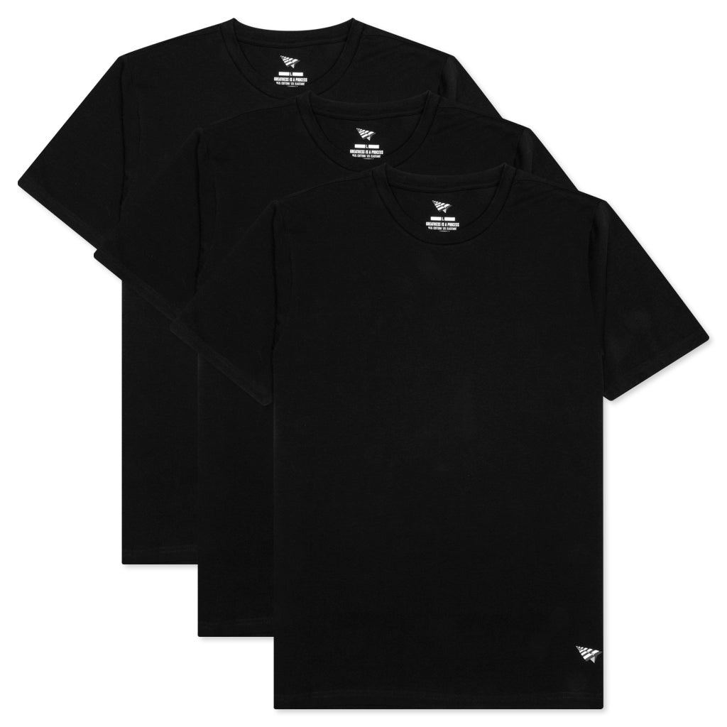 Essential 3 Pack Tees - Black – Feature