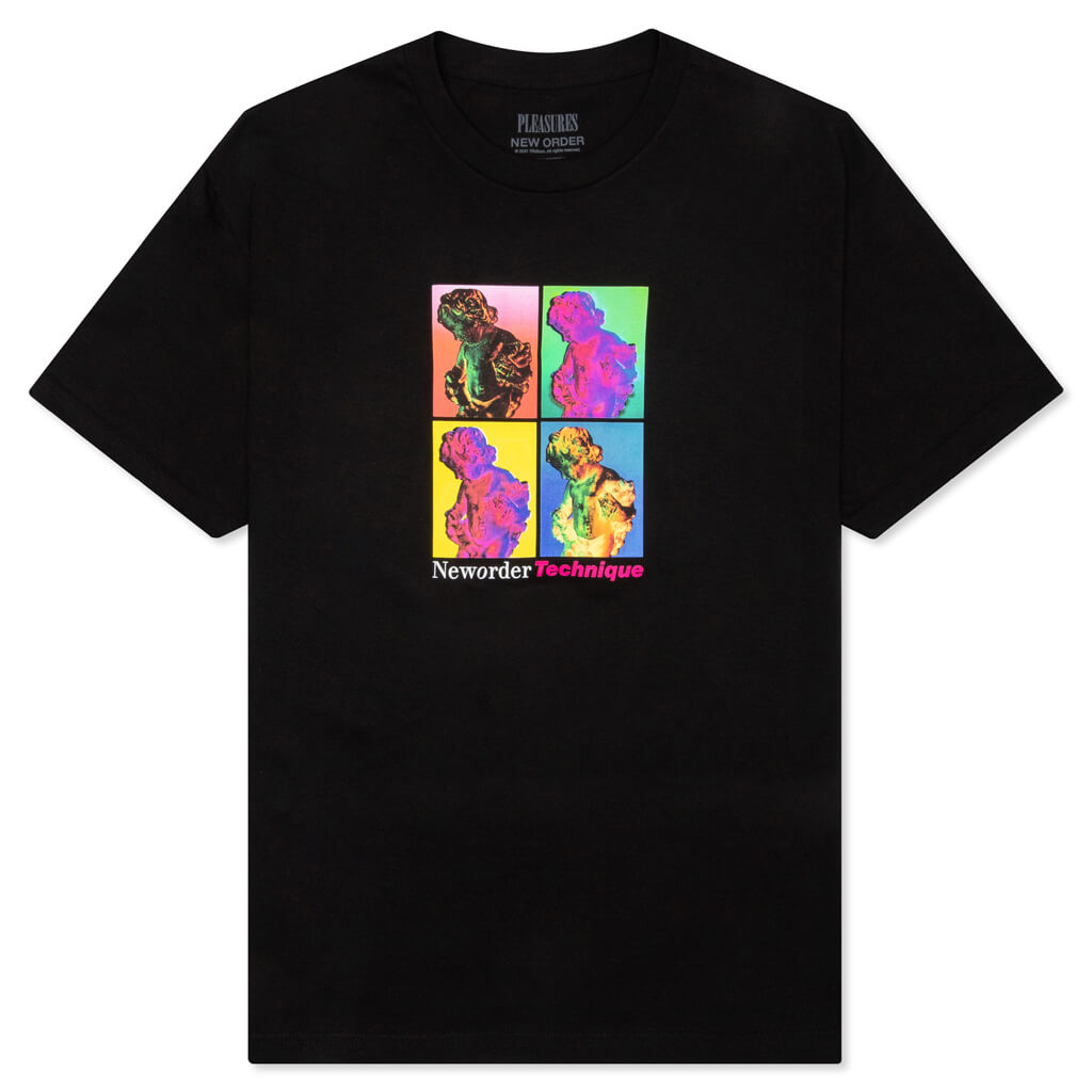 PLEASURES x New Order Technique T-Shirt - Black – Feature