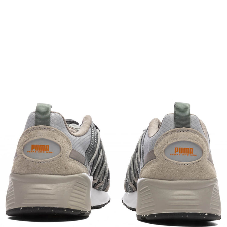 NEW PUMA X PERKS AND MINI PREVAIL DISC LEATHER SNEAKERS Size 12 PUMA x Perks and Mini PAM Prevail Disc Leather Black, New in  main image 2