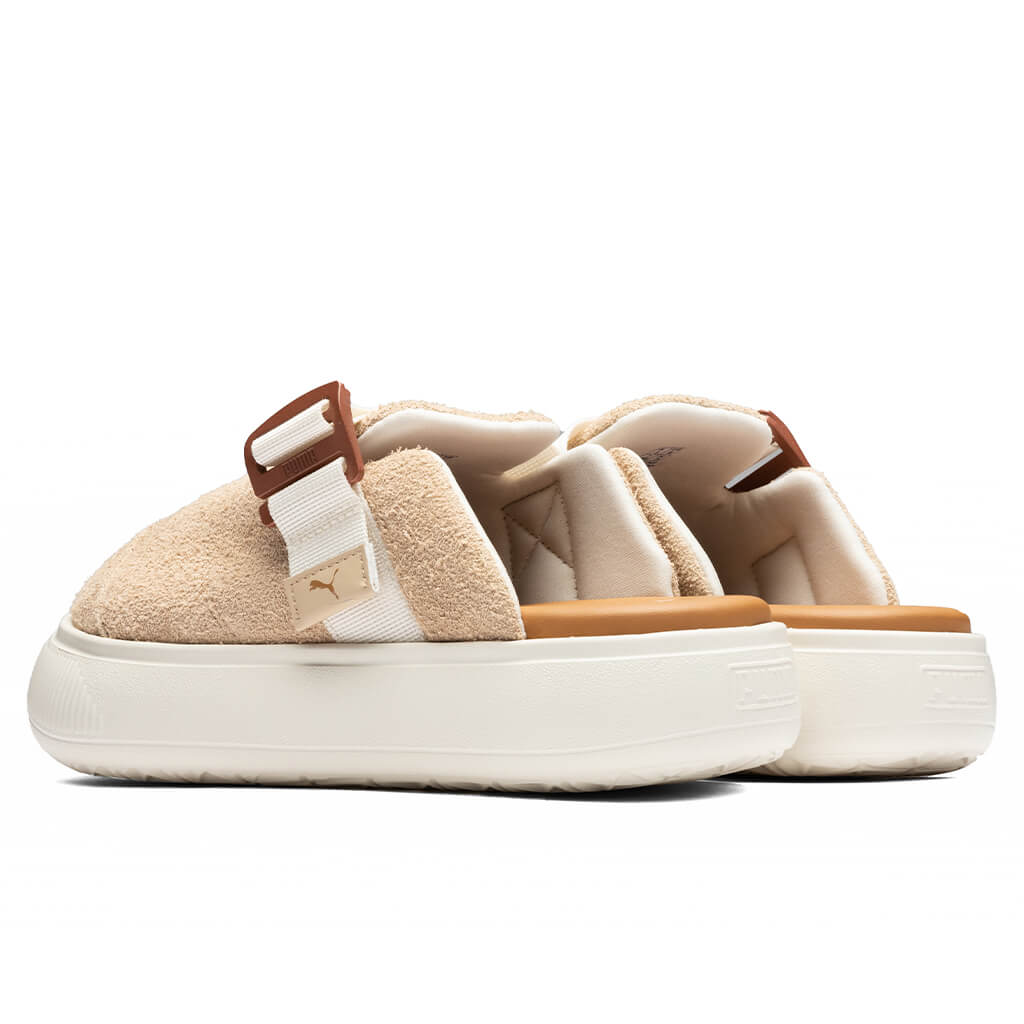 Women's Suede Mayu Mule - Khaki – Feature