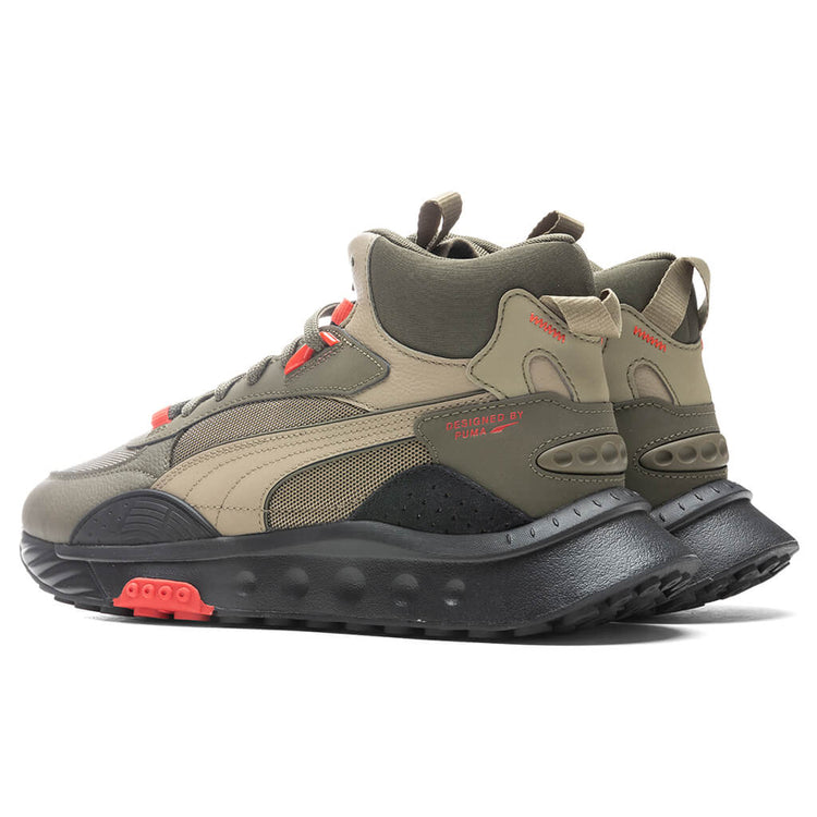 Wild Rider Mid WS - Covert Green/Grape Leaf – Feature
