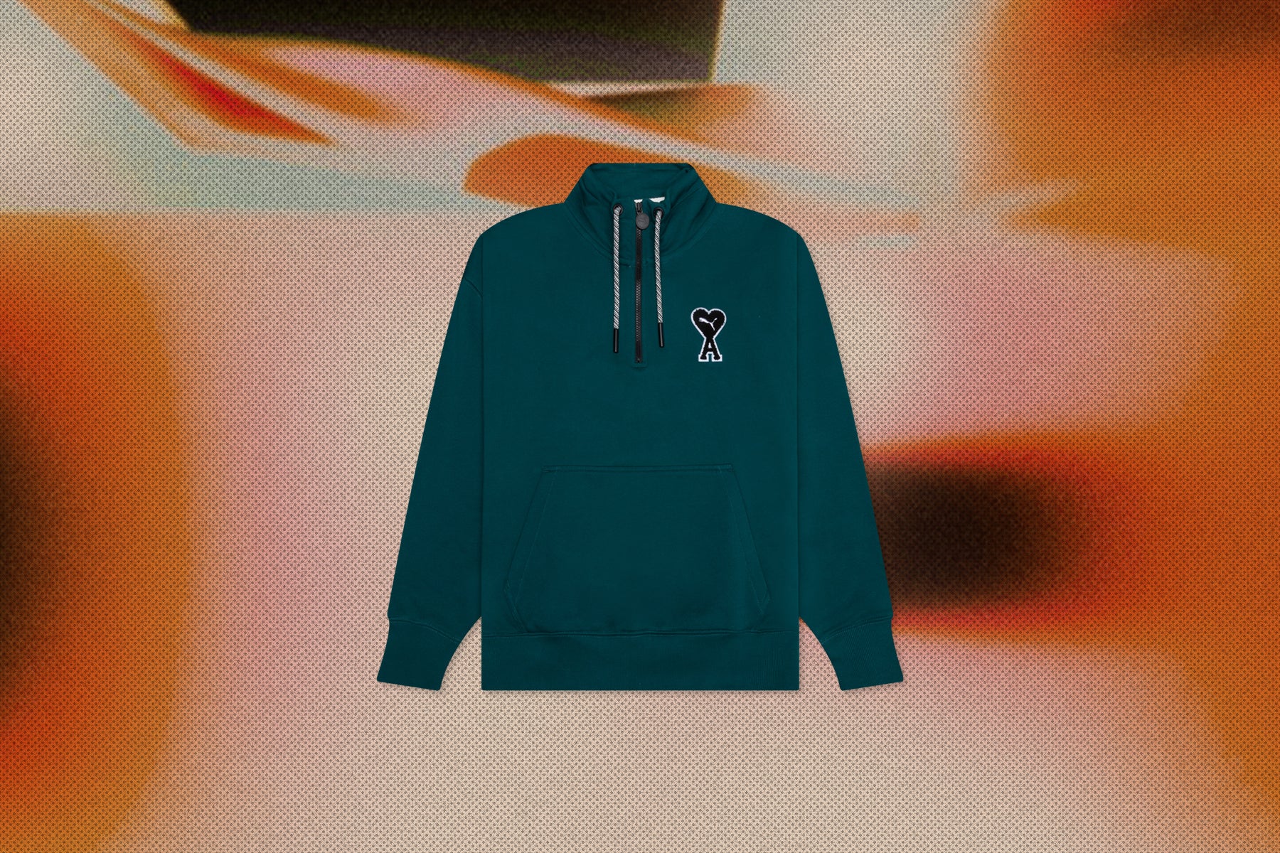 Puma x AMI Half-Zip Sweatshirt - Varsity Green – Feature