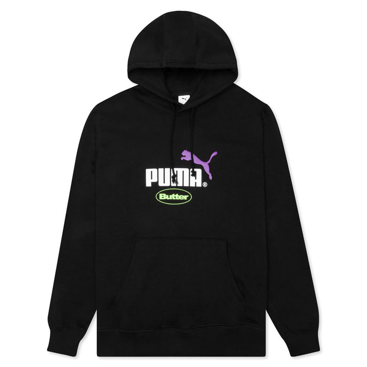 Puma X Butter Goods Hoodie Black Feature
