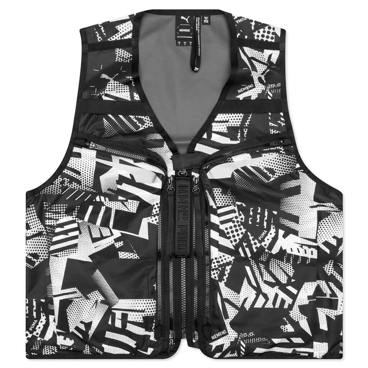Puma x Nemen Utility Vest White Feature