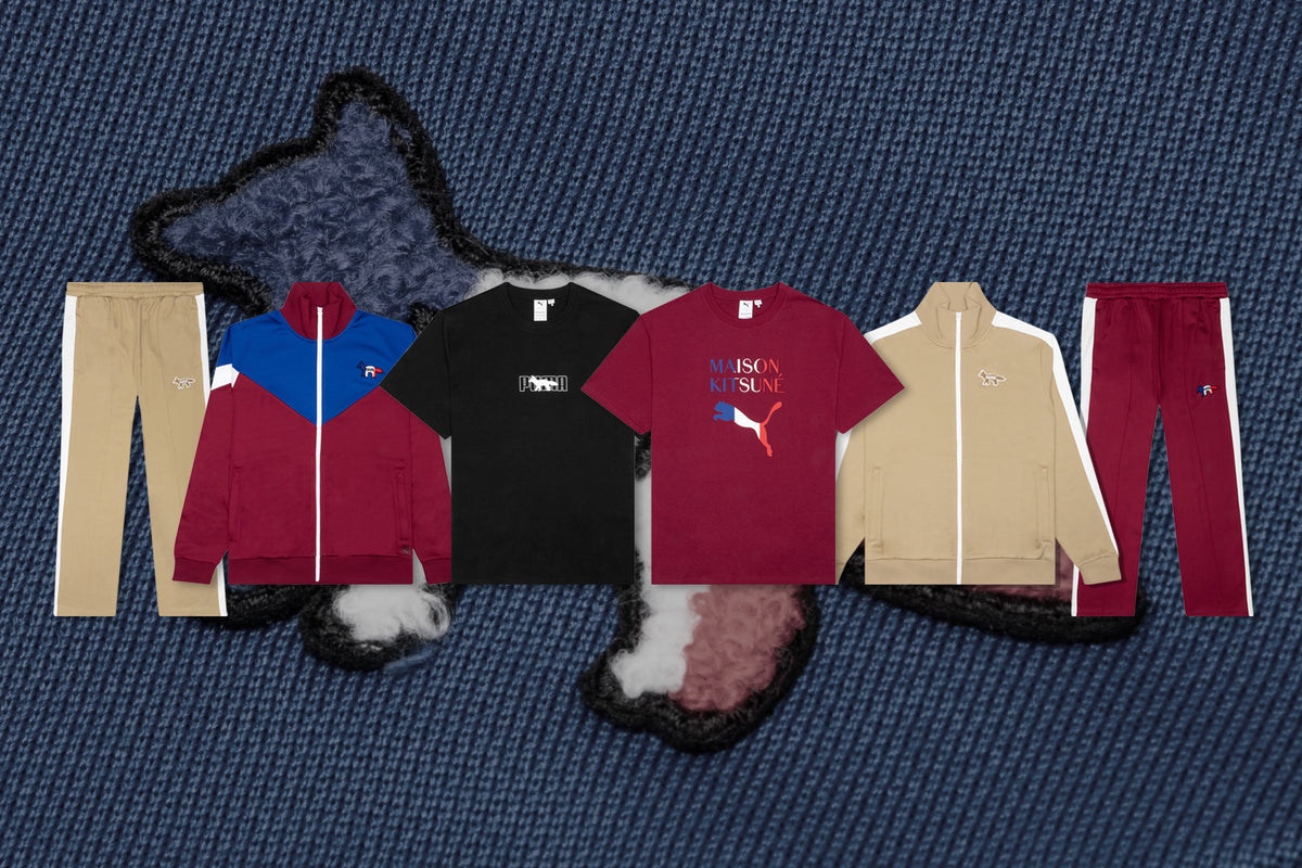 Puma x Maison Kitsune MCS Track Top - Red – Feature