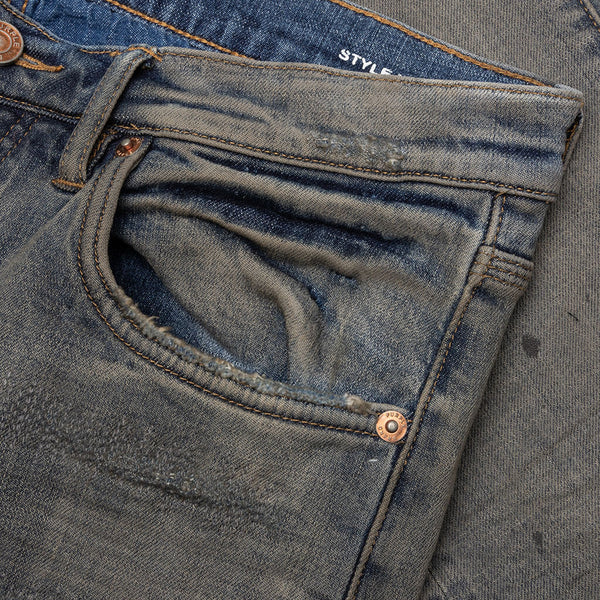 PURPLE Jeans indigo oil repair – Trafficmultilab