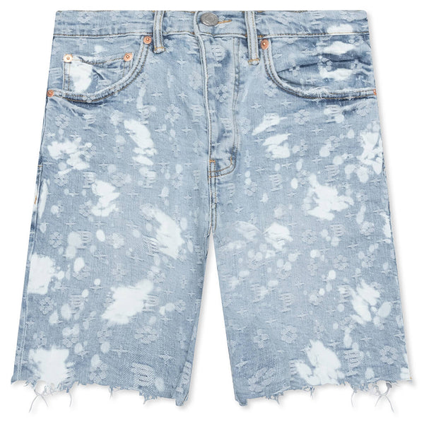 Purple Brand Jacquard Monogram Denim Shorts - Farfetch