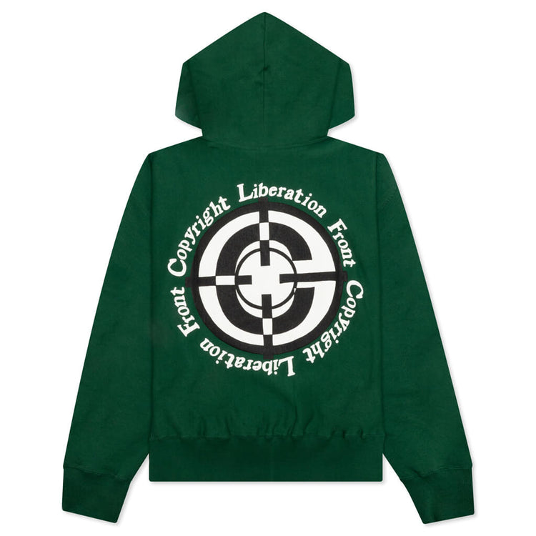 CLF Target Hoodie Green Green SM - Main Image