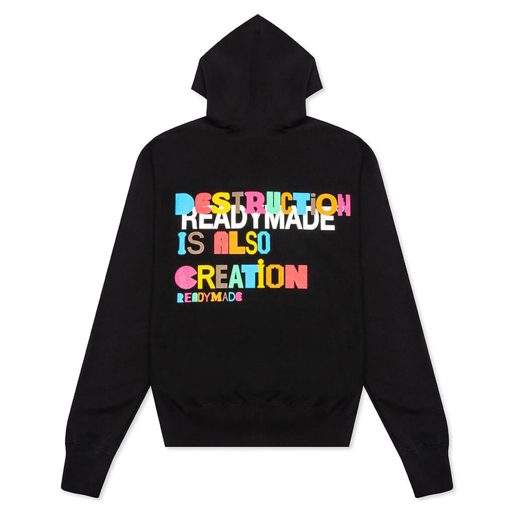 Collapsed Face Hoodie - Black – Feature