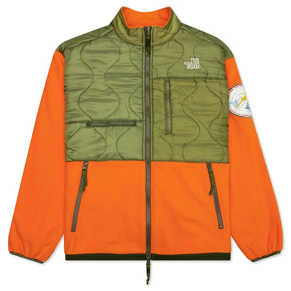 Fleece Jacket - Orange/Green – Feature