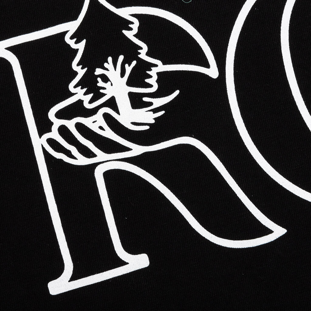 Tree Script T-Shirt - Black – Feature