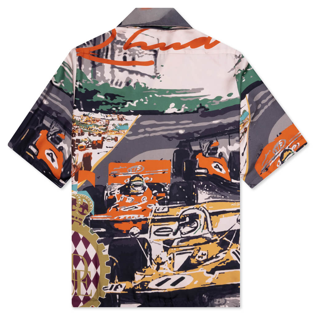 Silk Racing S/S Button Up - Multi – Feature