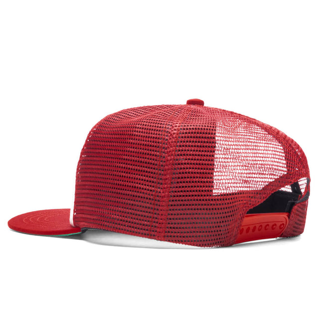 Speedmark Trucker - Red/Off White – Feature