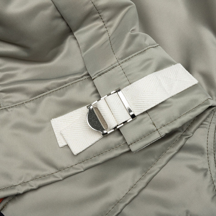 Nylon Twill Blouson - Light Khaki – Feature 