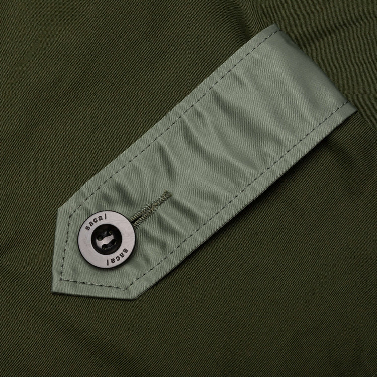 Nylon Twill Mix Pants - Khaki – Feature