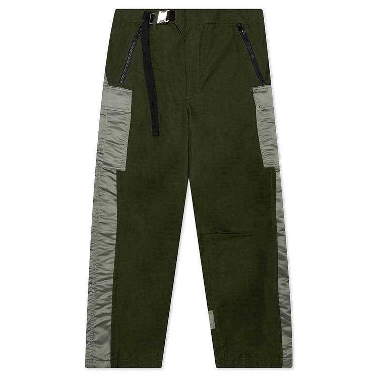 Sacai-Nylon-Twill-Mix-Pants--- 