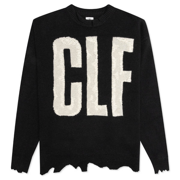 22AW KNIT CLF BLACK-