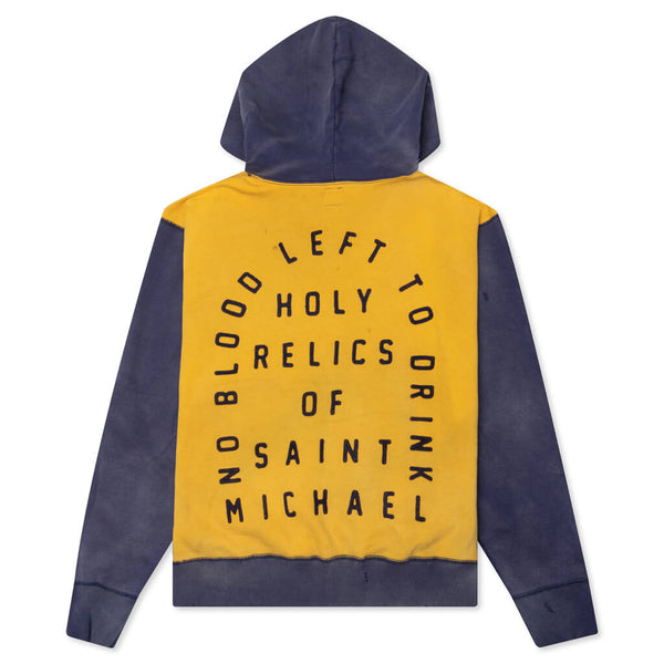 Saint Michael - Hoodie - Yellow/Navy