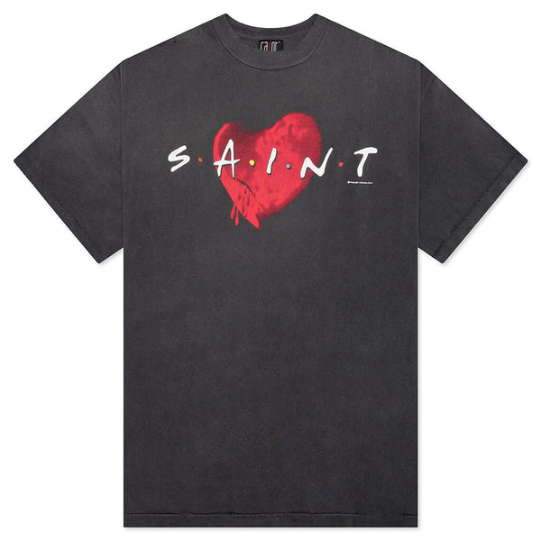 Heart S/S Tee - Black – Feature