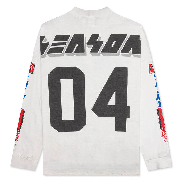 Moto L/S T-Shirt - White – Feature