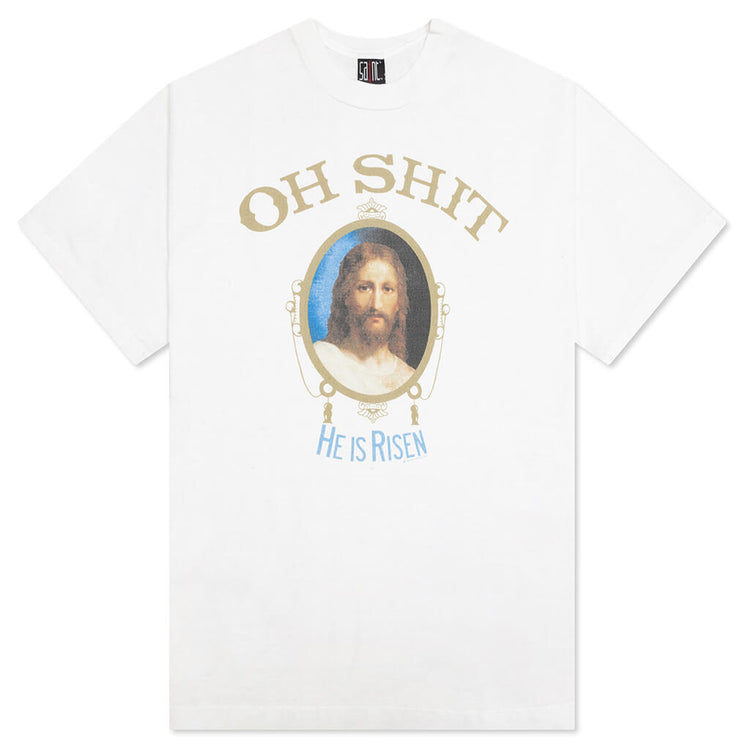 SAINT MICHAEL SS TEE OH SHIT Tシャツ