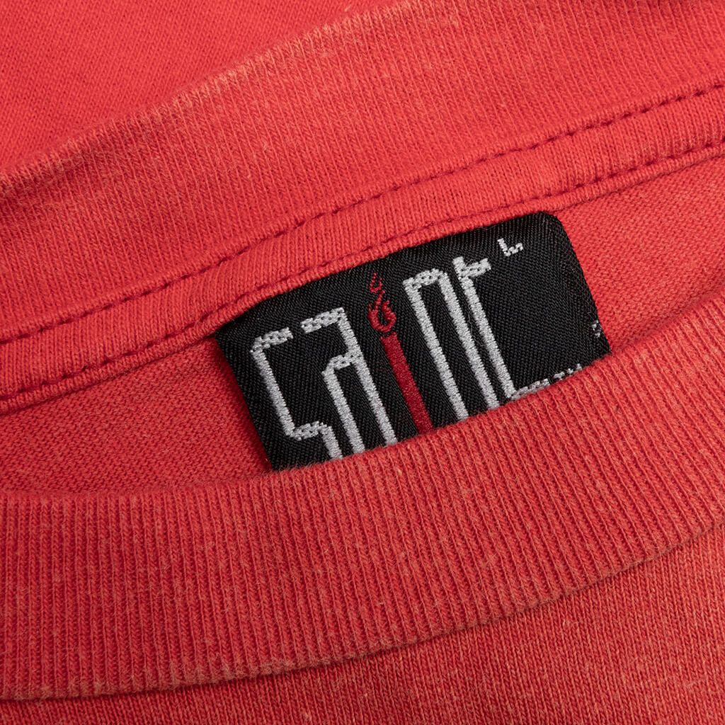 S. Circle S/S T-Shirt - Red – Feature