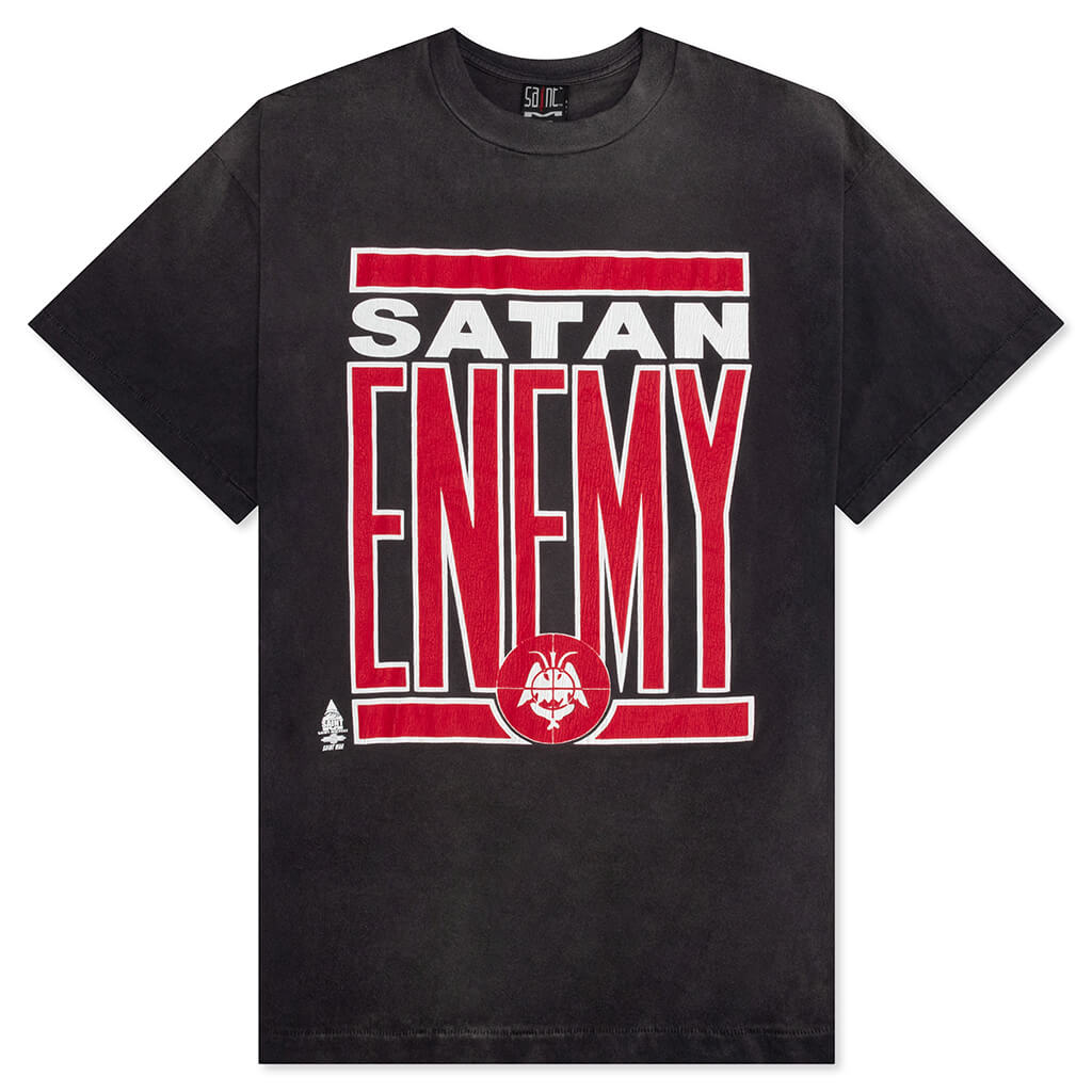 専用【22SS☆国内正規品】SS TEE SATAN ENEMY / BLACK Saint-Michael-Satan-Enemy-S-S-