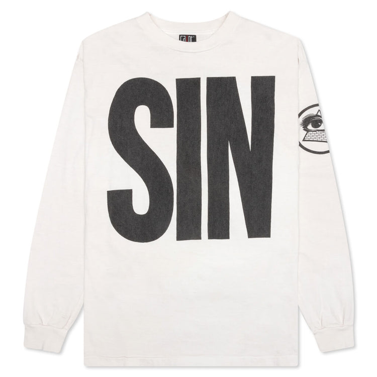 Sin L/S Tee - White – Feature