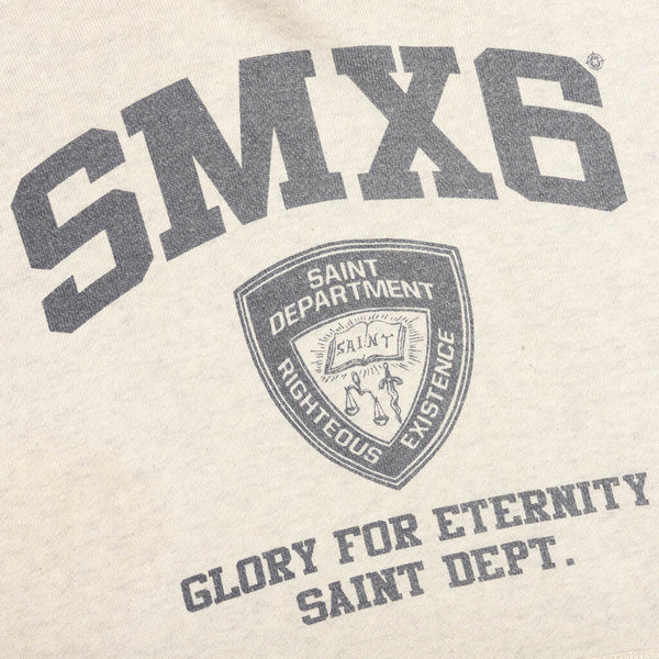 Saint Michael x Shermer Academy NYPD Hoodie - Grey