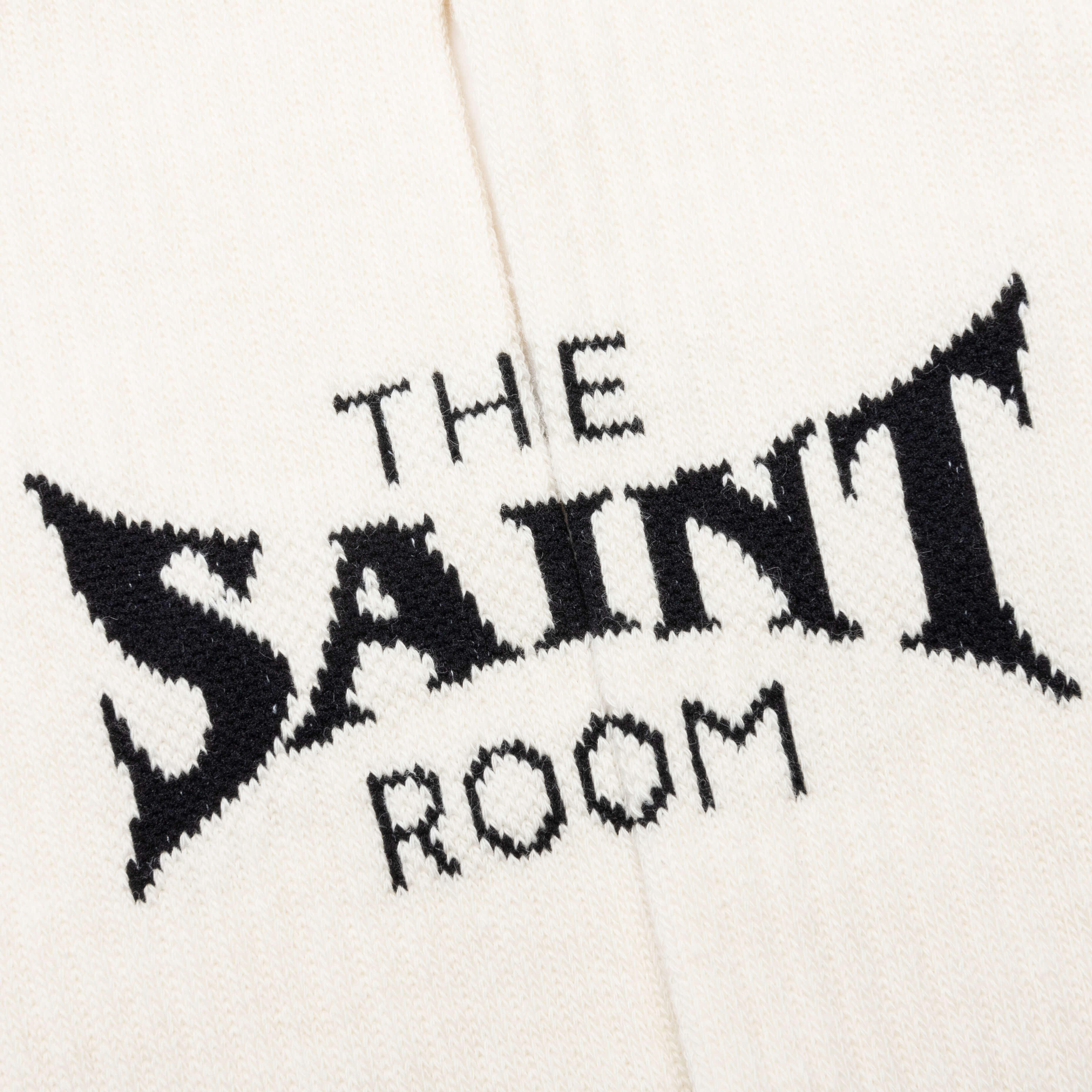 Saint Michael x Shermer Academy S Room Sock - Ecru/Black – Feature