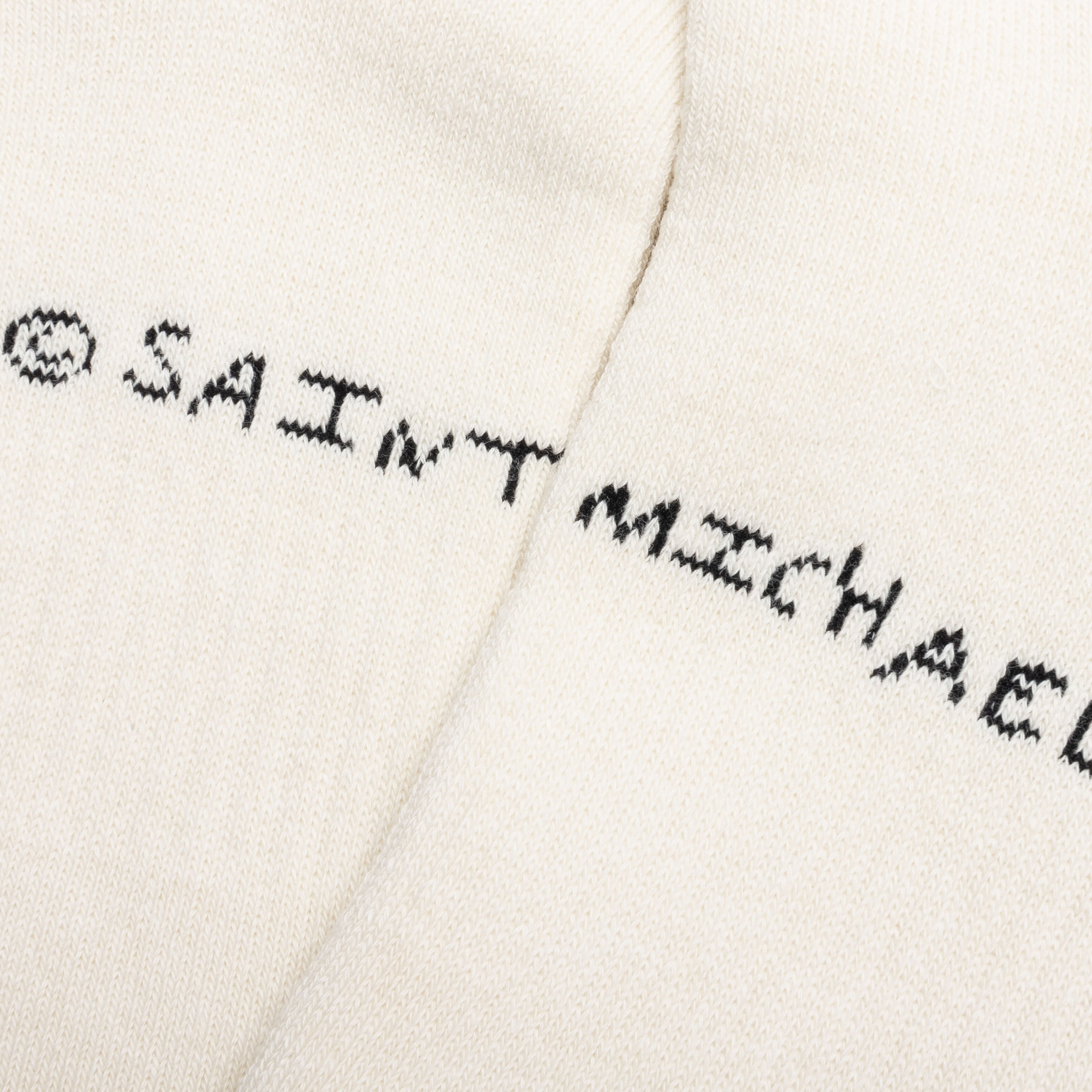 Saint Michael x Shermer Academy S Room Sock - Ecru/Black – Feature