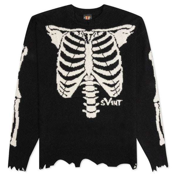 Saint Michael x Vlone ボーン ニット - ブラック – Feature