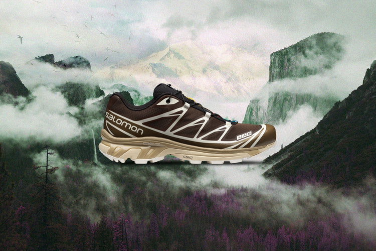 Men’s Brown Athletic Shoes - Salomon XT-6 Recut Wren Kangaroo Salomon XT-6 RECUT Wren Kangaroo | Hype Clothinga main image 4