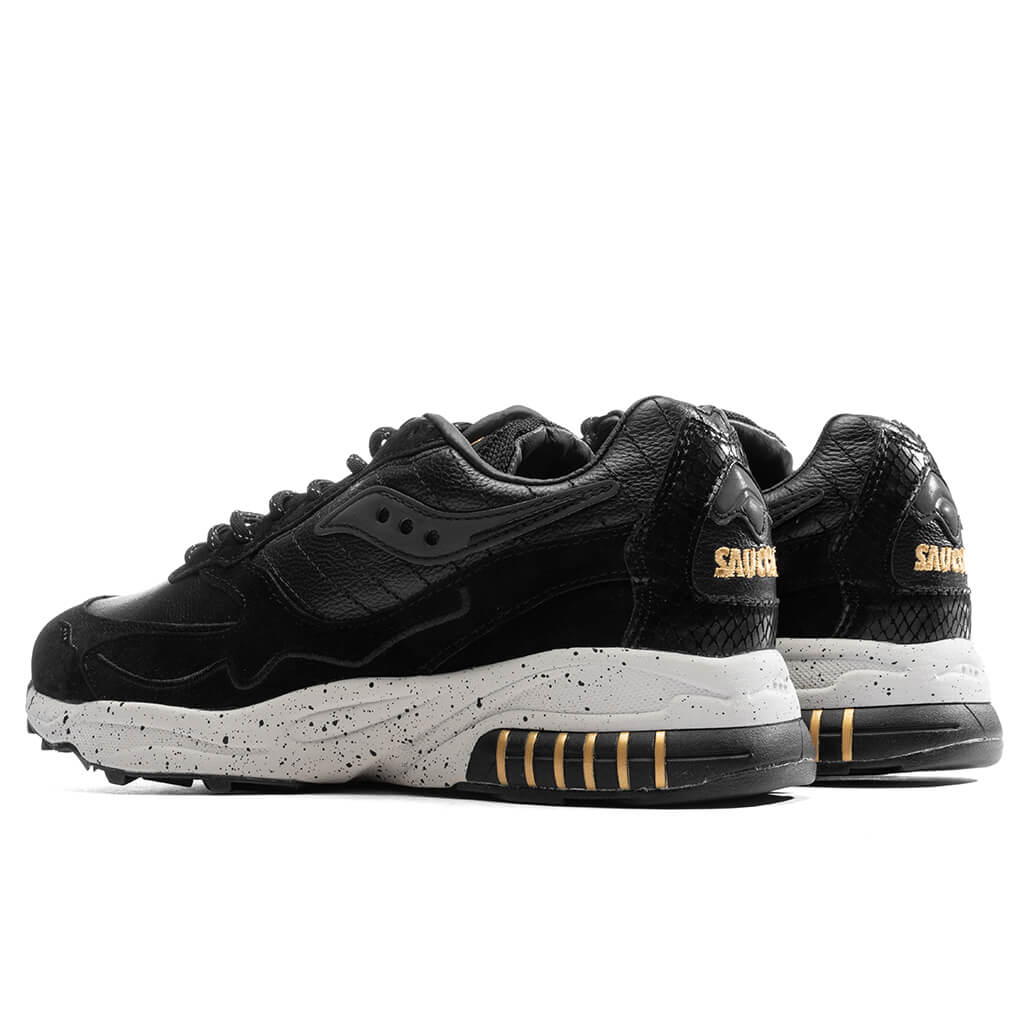 Saucony 3D Grid Hurricane - Scarpe Moda Casual In Pelle - Colore Nero - Tacco Piatto - Numeri Disponibili