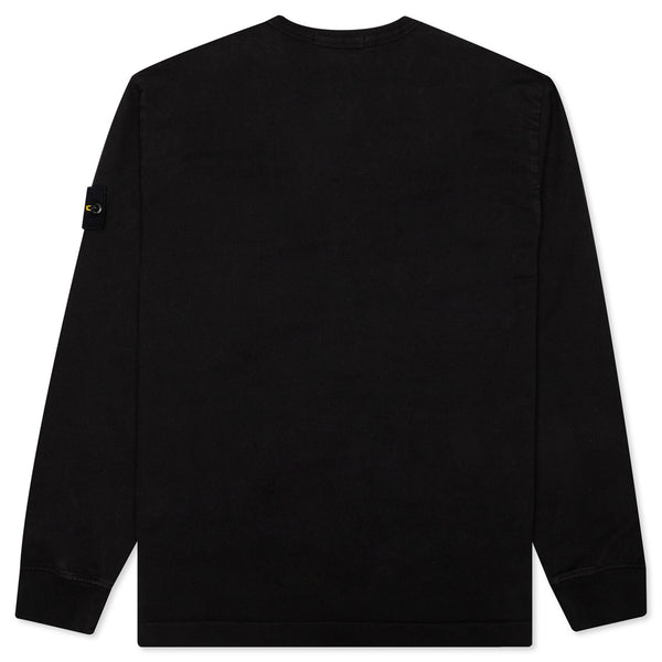 64258 black hot sale sweatshirt stone island