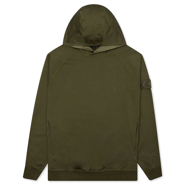 Hooded Sweatshirt 653F3 - Military Green – Feature