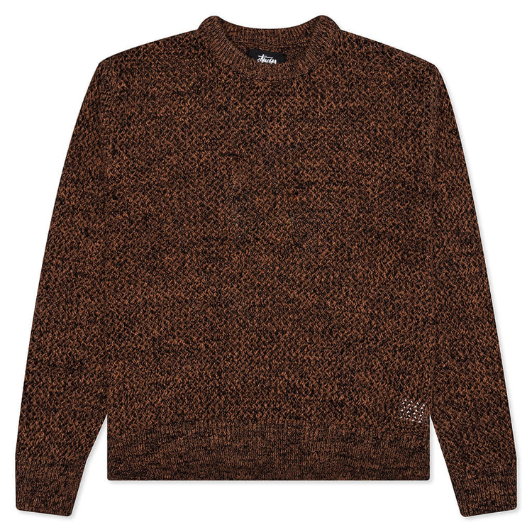 2 Tone Loose Gauge Sweater - Black – Feature