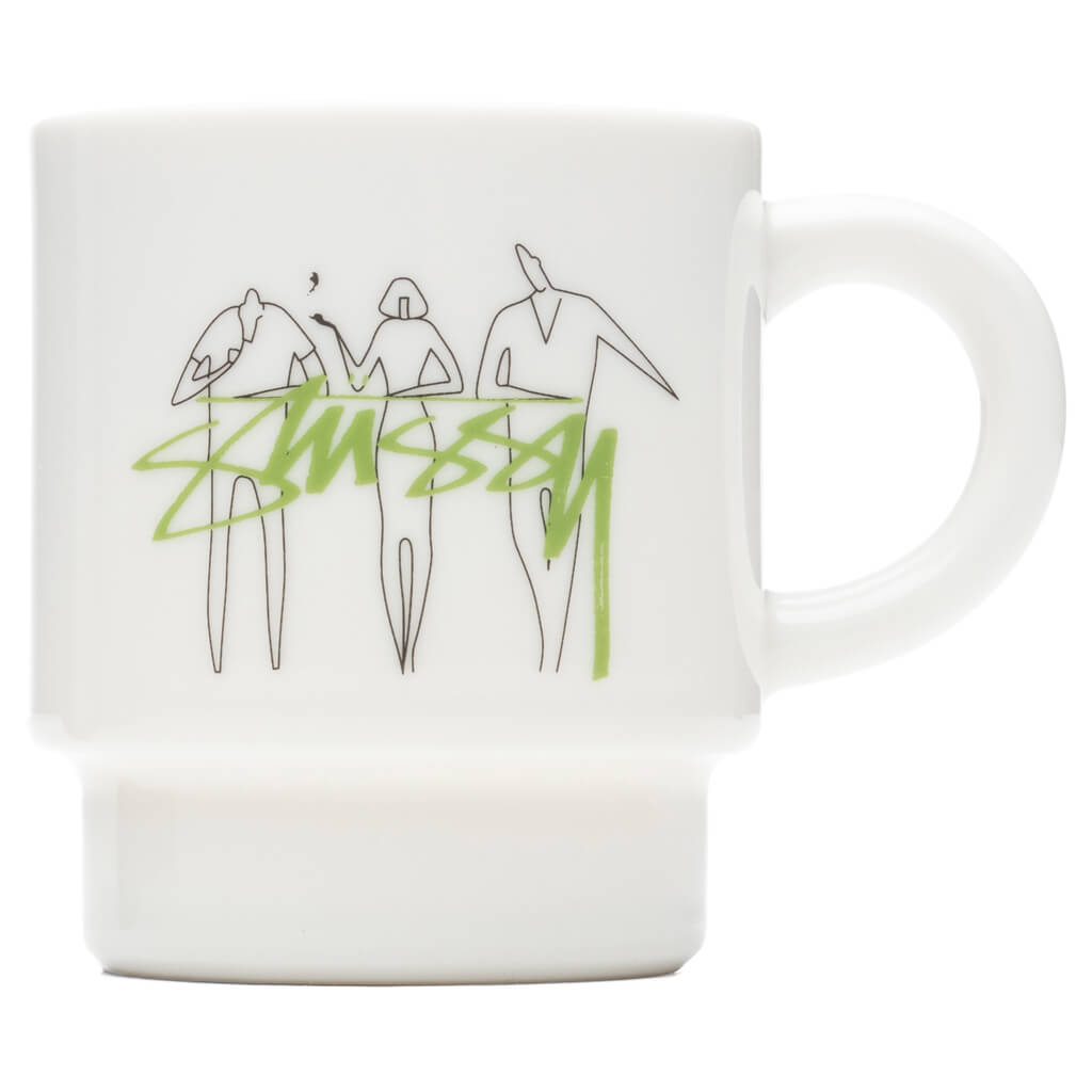 3 People Stacking Mug - White – Feature