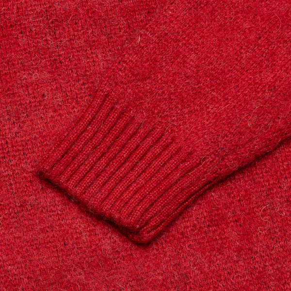 8 Ball Heavy Brushed Mohair Sweater - Red – Feature