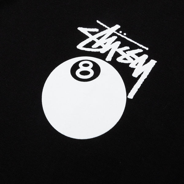 Vintage New Stussy White Skull 8 Ball Tee T-Shirt Large